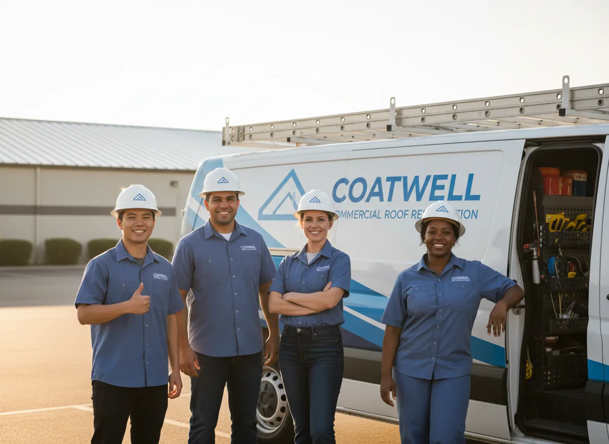 Commercial roof coating company in Cloverdale, OH
